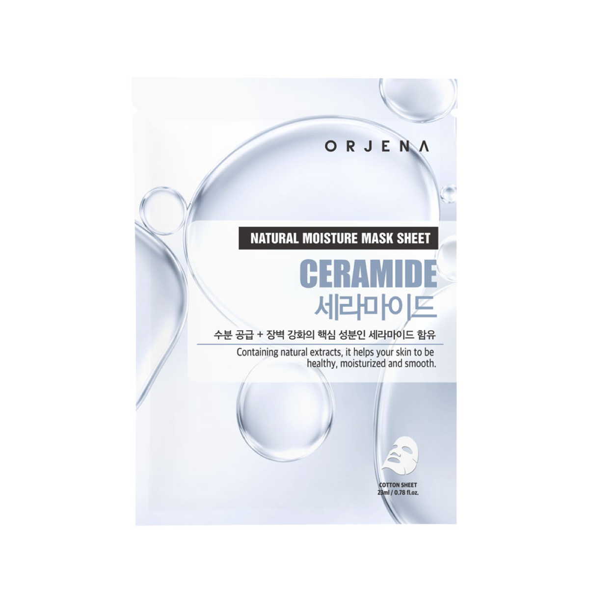 Mascarilla Facial Orjena Natural Moisture Ceramide 23ml