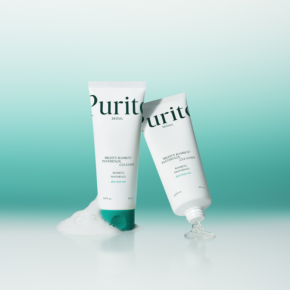 Espuma Limpiadora Purito Mighty Bamboo Panthenol 150ml