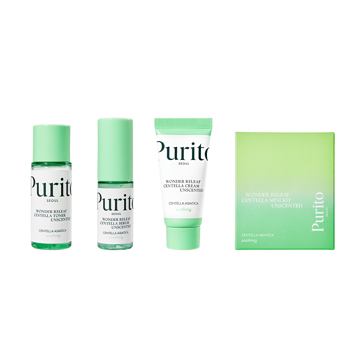 Set Skincare Purito Wonder Releaf Centella Unscented