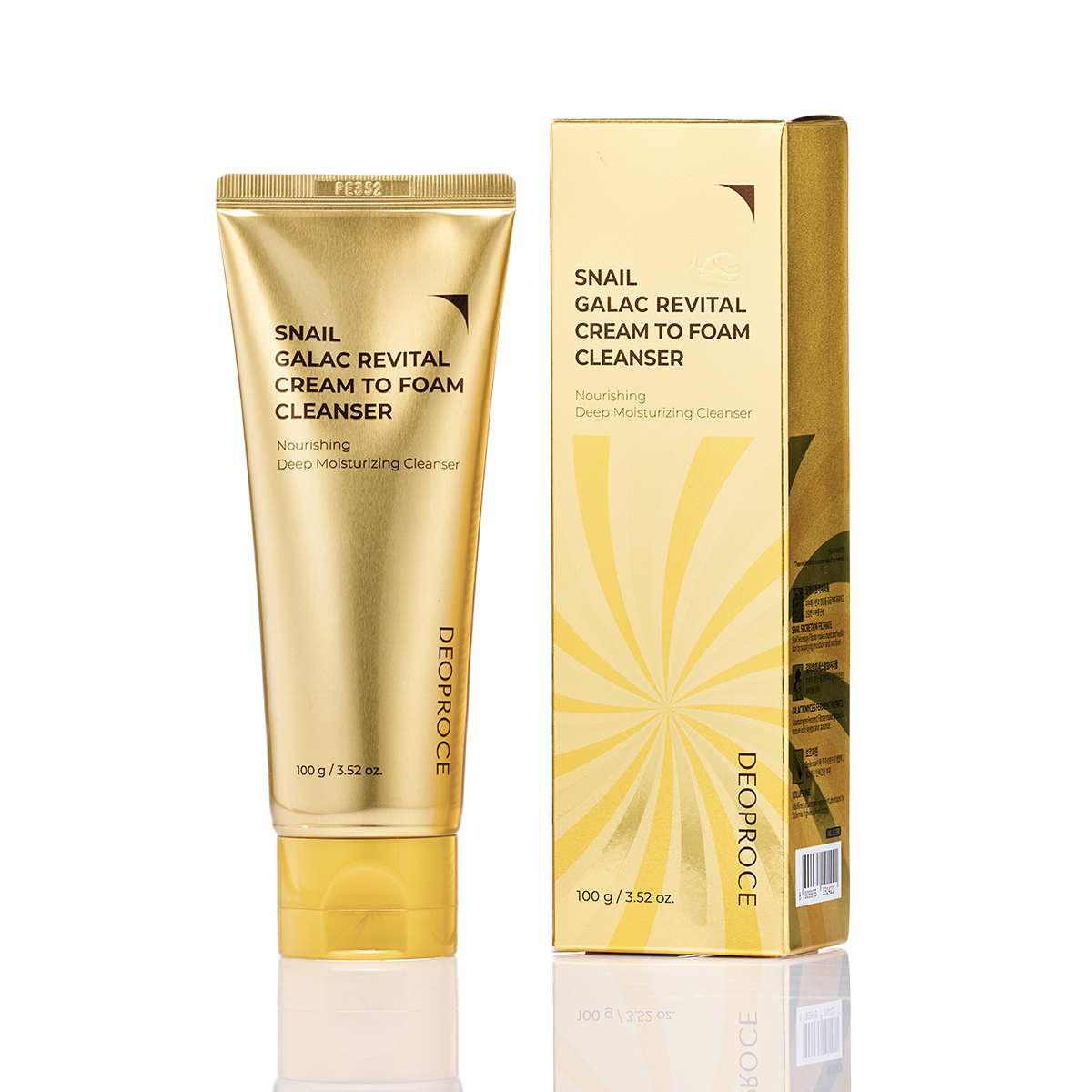 Espuma Limpiadora Deoproce Snail Galactic Revital 100gr