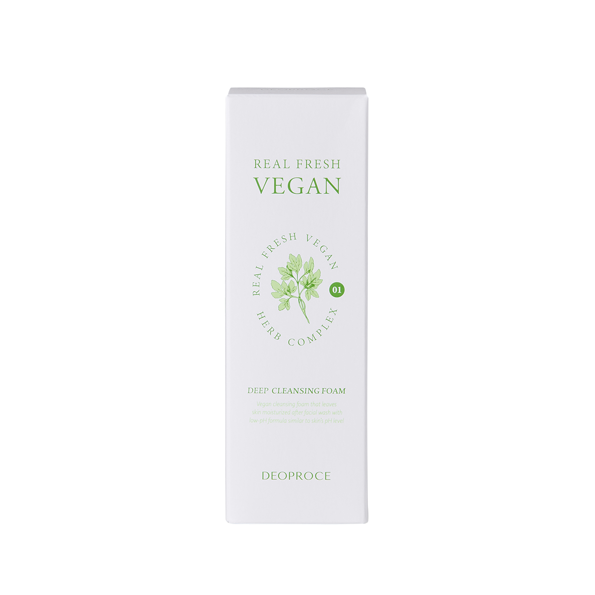 Espuma Limpiadora Deoproce Real Fresh Vegan 200ml
