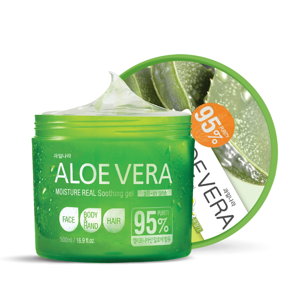 Gel Facial Kwailnara Aloe Vera Soothing 500gr