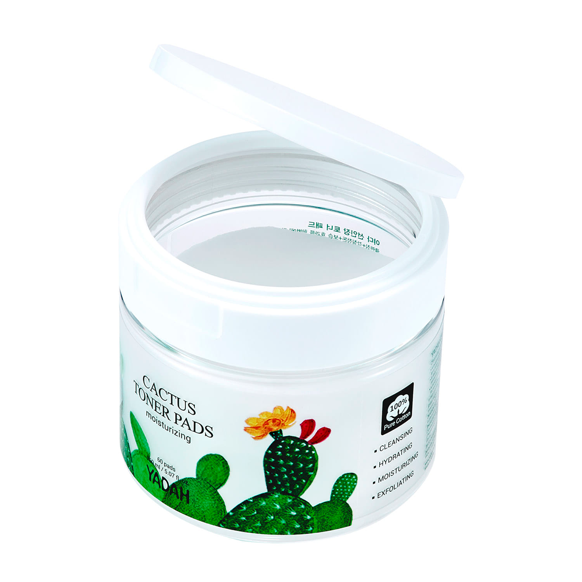 Pad Tonificante Yadah Cactus 60Pcs