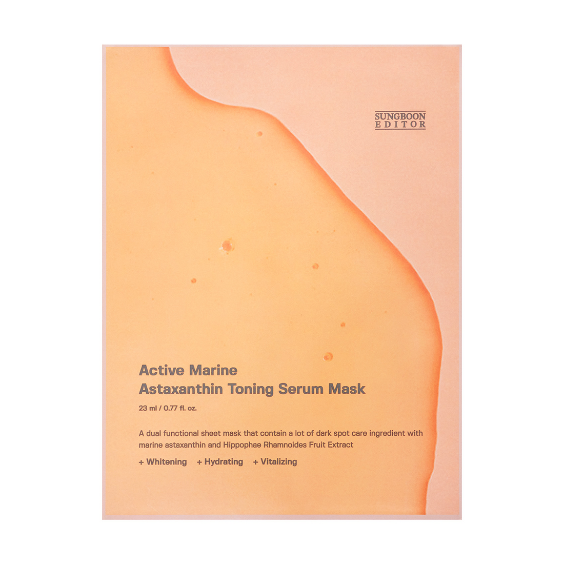 Mascarilla Sungboon Editor Active Marine Astaxanthin 23gr