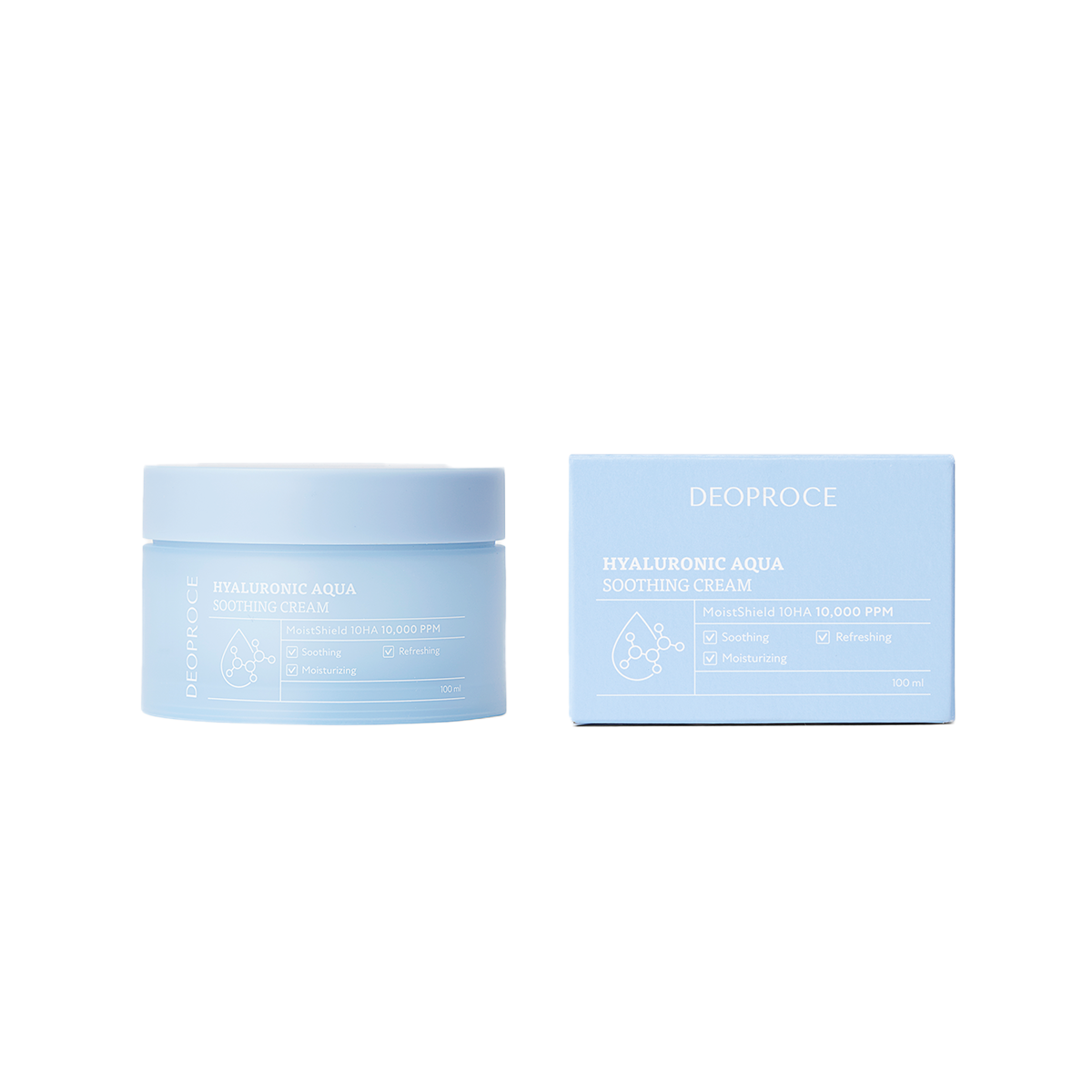 Crema Facial Deoproce Hyaluronic Aqua Soothing 100ml