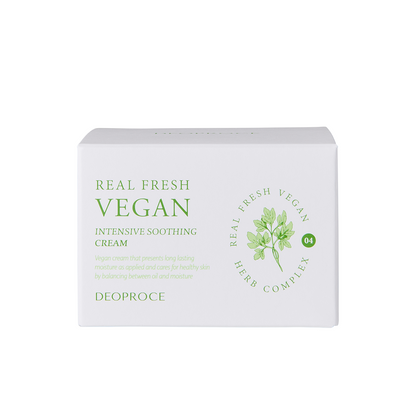 Crema Facial Deoproce Real Fresh Vegan 100gr
