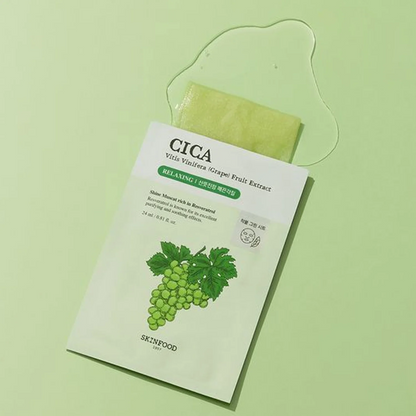 Mascarilla De Papel Skinfood Cica Shine Muscat
