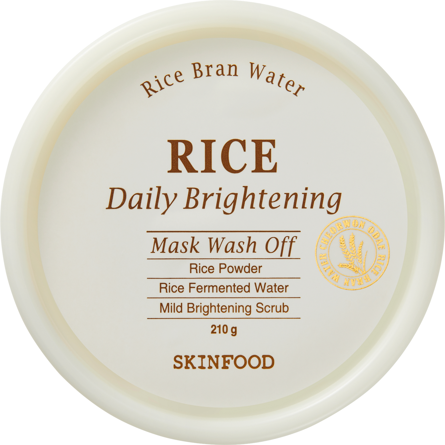 Mascarilla Facial Skinfood Rice Daily Brightening V2 210gr