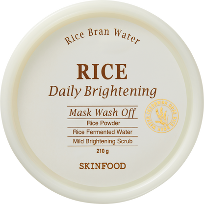 Mascarilla Facial Skinfood Rice Daily Brightening V2 210gr