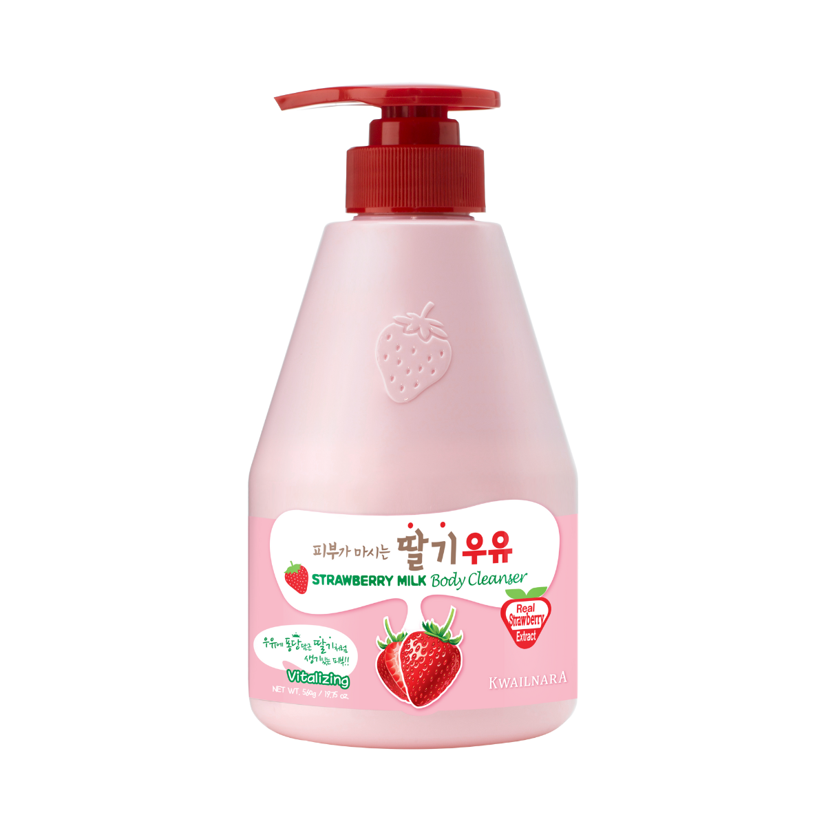Jabón Corporal Kwailnara Strawberry Milk 560gr